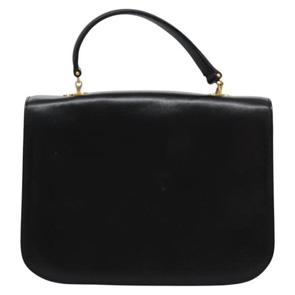 CELINE Hand Bag Leather Black Gold - Picture 3 of 13